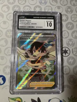 Pokemon Zinnia's Resolve Evolving Skies Full Art #203 CGC 10 Gem Mint - Image 1