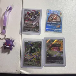Pokemon Card Lot Of 4 Japanese ARs - Image 1