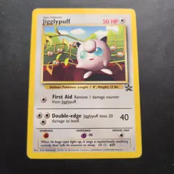 2000 Jigglypuff #7 - Black Star Promo Non-Holo Rare - Pokemon TCG - LP - Image 1
