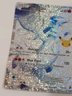 Reshiram 113/114 Pokemon Celebrations Classic Collection Near Mint, pack fresh - Image 3