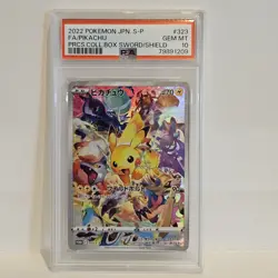 Pokemon Pikachu 323/S-P Precious Collectors Promo Japanese 2022 PSA 10 GEM MT - Image 3