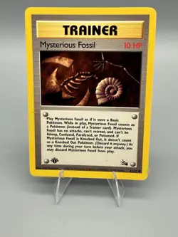 Pokemon TCG Mysterious Fossil Fossil 62/62 Regular 1st Edition Common NM - Image 1