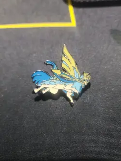 Shiny Zacian Pin From Crown Zenith Premium Figure Collection Pokemon Pin New - Image 2