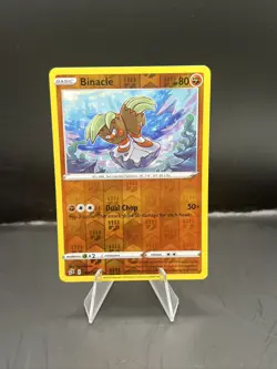 BINACLE 103/192 REVERSE HOLO POKEMON 2020 REBEL CLASH NM - Image 1