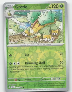 Grotle #011/162 Reverse Holo Pokemon Temporal Forces Near Mint or Better - Image 1