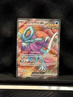Pokemon Walking Wake Ex 189/162 Ultra Rare Full Art Temporal Forces NM - Image 1