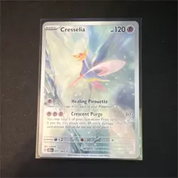 Pokemon Cresselia 071/064 Sv: Shrouded Fable Illustration Rare Holo 120 HP - Image 1