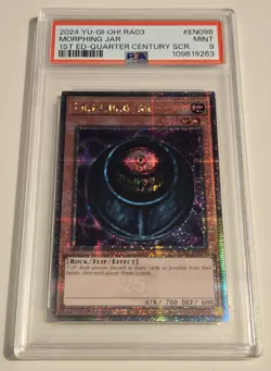 2024 YU-GI-OH! QUARTER CENTURY BONANZA Morphing Jar RA03-EN098 QCR PSA 9 - Image 4