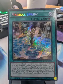 YuGiOh! Magical Spring DUEA-EN065 Secret Rare 1st Ed - Image 1