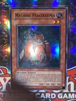 Yu-Gi-Oh! TCG Machina Peacekeeper SDMM-EN003 Super Rare 1st Edition LP-Exc. - Image 2
