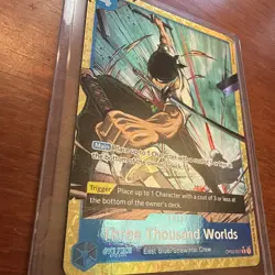 Three Thousand Worlds English OP03-057 Full Alt Art One Piece TCG PRB-01 - Image 3