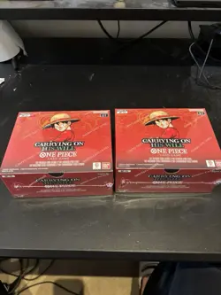 2 X One Piece OP-13 Booster Box Sealed Box English | Carrying On His Will - Image 1
