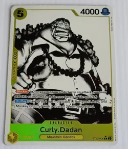Curly Dadan ST13-006 Alternate Art - Three Brothers Deck - One Piece Alt NM - Image 1
