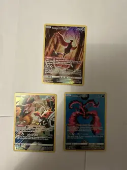 Joblot Galarian Articuno Zapdos Moltres SWSH284 283 282 Pokemon Cards Bundle NM- - Image 1