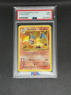 2023 Trading Card Game Classic Holo Charizard 003/034 PSA 9 - Image 1