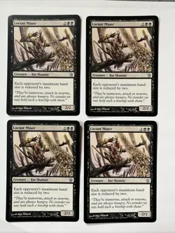 MTG Magic the Gathering Card - 4X Locust Miser - Saviors of Kamigawa - Uncommon - Image 1