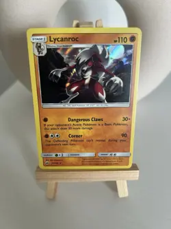 Pokemon Sun & Moon Burning Shadows TCG Card Lycanroc 75/147 - Image 1