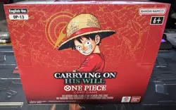 One Piece TCG: OP13 Carrying On His Will Booster Box New & UNSEALED English - Image 1