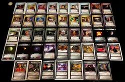 Decipher Star Trek CCG Lot of 43 Unique Rare Cards Spanning 9 Sets, All NM - Image 1