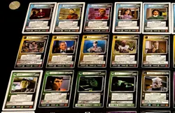 Decipher Star Trek CCG Lot of 43 Unique Rare Cards Spanning 9 Sets, All NM - Image 2