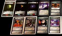 Decipher Star Trek CCG Lot of 43 Unique Rare Cards Spanning 9 Sets, All NM - Image 4