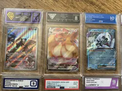 Pokemon Graded Cards Joblot Bundle 10 Slabs - Image 2