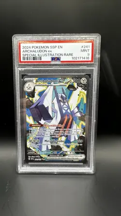 Pokemon TCG Archaludon EX Card 241/191 Surging Sparks PSA 9 - Image 1