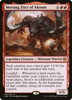 Moraug, Fury of Akoum [Zendikar Rising] Magic MTG - Image 1