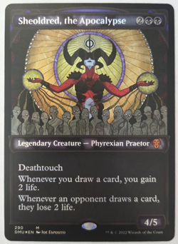 Sheoldred, the Apocalypse (Showcase FOIL) #290 Dominaria United MTG NM - Image 1