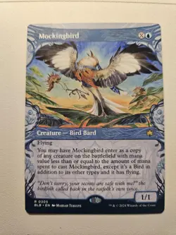 Mockingbird (Showcase) Bloomburrow Regular - Image 1