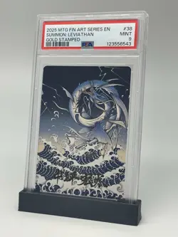 Magic the Gathering Final Fantasy Art Series, Leviathan Gold Stamp PSA 9 - Image 2