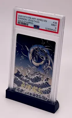 Magic the Gathering Final Fantasy Art Series, Leviathan Gold Stamp PSA 9 - Image 4