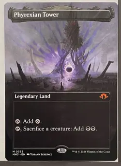 Phyrexian Tower Borderless - Mythic - Modern Horizons 3 MTG - Image 1