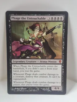 MTG Magic the Gathering Phage the Untouchable (120/219) Conspiracy LP - Image 1