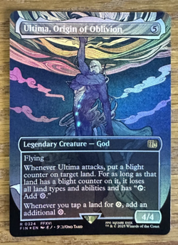 MTG Final Fantasy, Ultima, Origin of Oblivion - Borderless Foil - Image 1