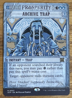 MTG Outlaws of Thunder Junction Breaking News, Archive Trap - Image 1