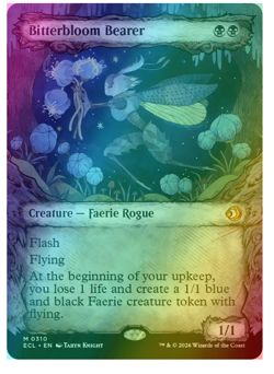 Bitterbloom Bearer - Foil - Showcase Lorwyn Eclipsed MTG - Image 1