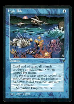 High Tide LP Light Play Fallen Empires MTG [7449] - Image 1