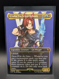 MTG - G'raha Tia, Scion Reborn - BORDERLESS - FIC #203 - Mythic - NM - Image 1