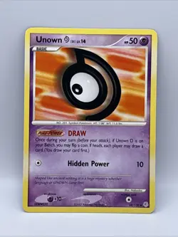 Pokemon TCG Unown D Diamond & Pearl 68/130 Regular Uncommon - Image 1