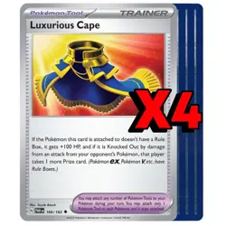 4x Luxurious Cape 166/182 x4 - Paradox Rift - Pokemon TCG - Playset - Image 1