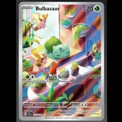 Pokemon TCG: Bulbasaur 143/142 - Stellar Crown Holo Illustration Rare NM/M - Image 1