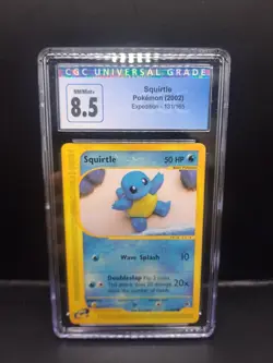 Pokemon Squirtle 2002 Expedition 131/165 CGC 8.5 - Image 1