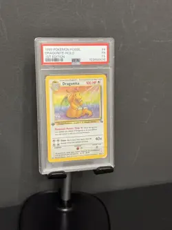 Pokemon Dragonite 4/62 Fossil 1st Edition Vintage Holo PSA 1.5 POP 1 - Image 1