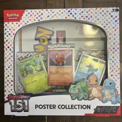 Nintendo Pokemon TCG Scarlet & Violet - 151 Poster Collection Box - 3 Packs 820650853166 - Image 1