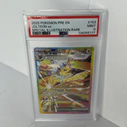 Pokemon TCG Jolteon EX 153/131 SIR Prismatic Evolutions. PSA Mint 9 - Image 1