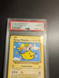 2016 Pokemon XY Evolutions Flying Pikachu 110/108 PSA 10 Secret - Image 4
