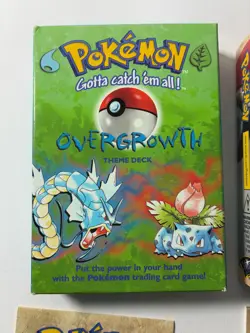 Pokemon Overgrowth & Lockdown Theme Deck EMPTY, Coin, Rulebooks, Damage Counters - Image 2