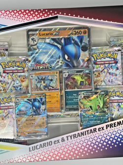Pokemon Prismatic Lucario ex and Tyranitar ex Premium Collection - BOX ERROR - Image 5