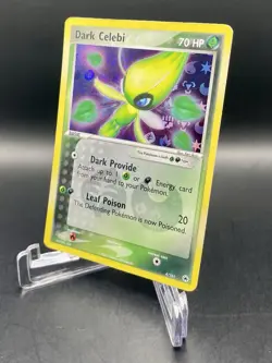 Dark Celebi 4/101 EX Hidden Legends (2004) Reverse Holo Unique Art Pokemon TCG - Image 2